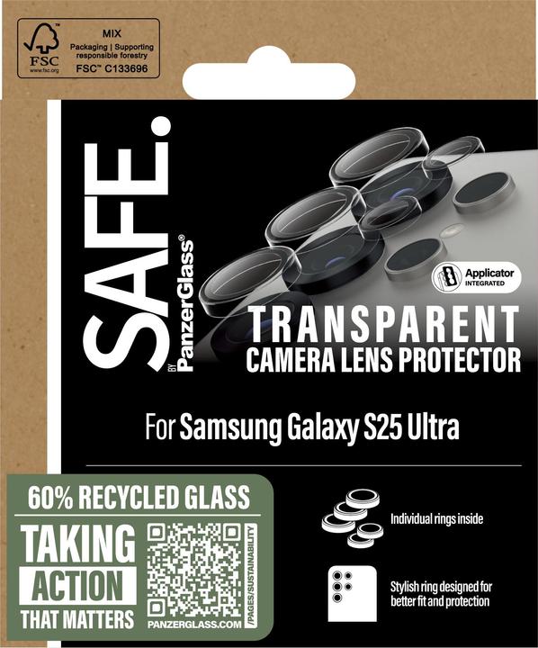Produktbild PanzerGlass Safe. (1 Stk., Samsung Galaxy S25 Ultra)