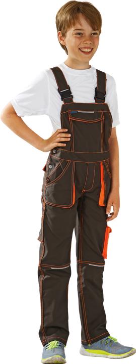 Planam Latzhose oliv/orange 110/116 122/128 (122)