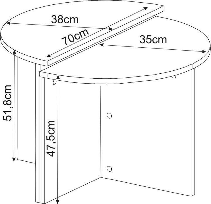Image du produit Homitis Dolunay Coffee Table
