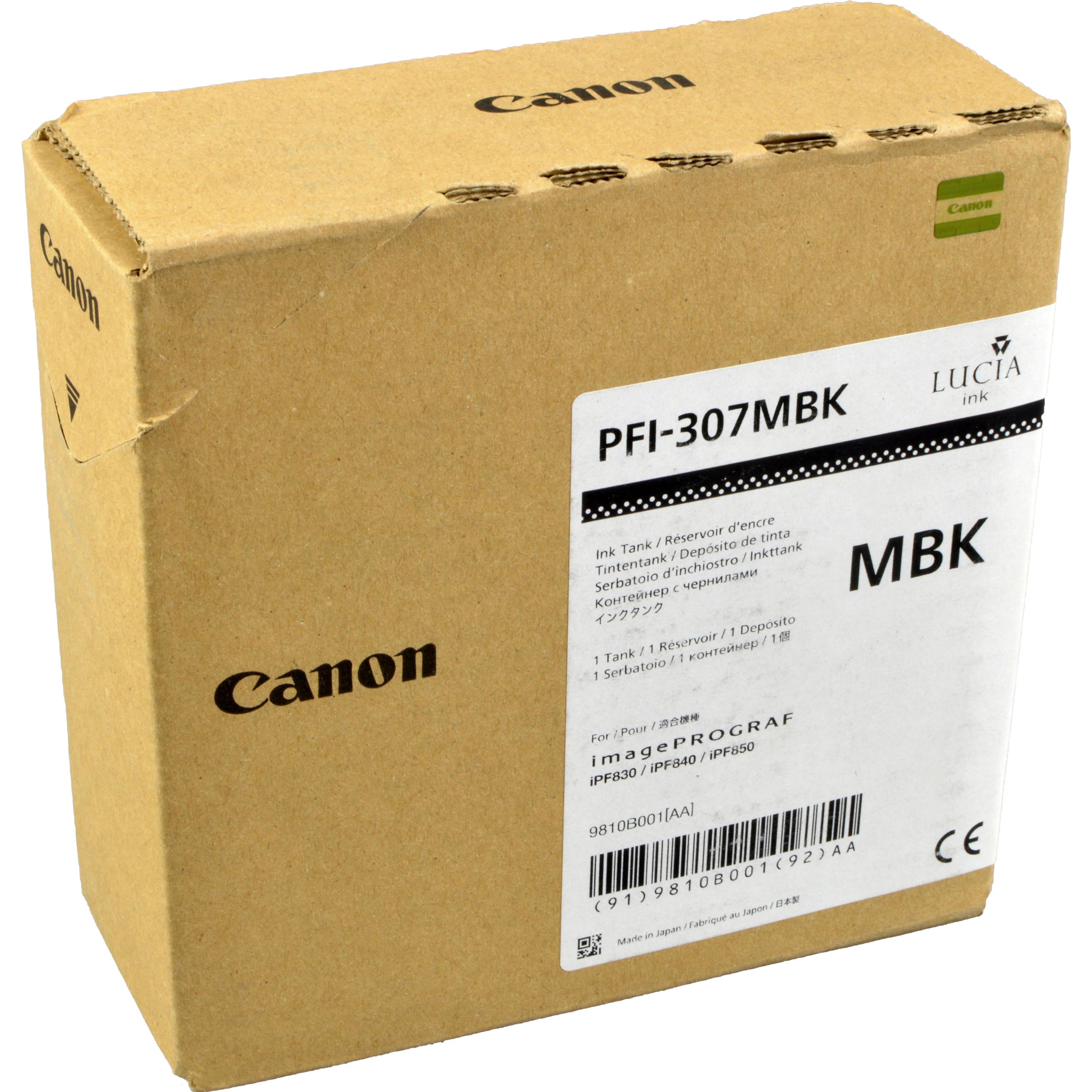 Thumbnail - Canon, Druckerpatrone, Tinte Large Format schwarz Orig.Nr. PFI-307MBK (MBK)
