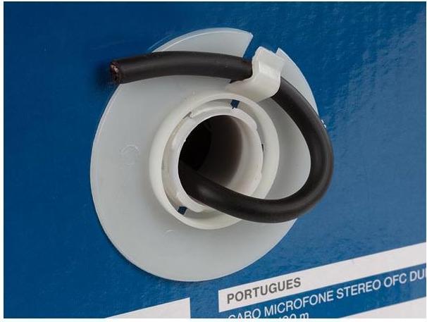 Actual product image Cables Stereo Ofc Microphone Cable - Double Shielded - Black - 100 m (Cable ties)