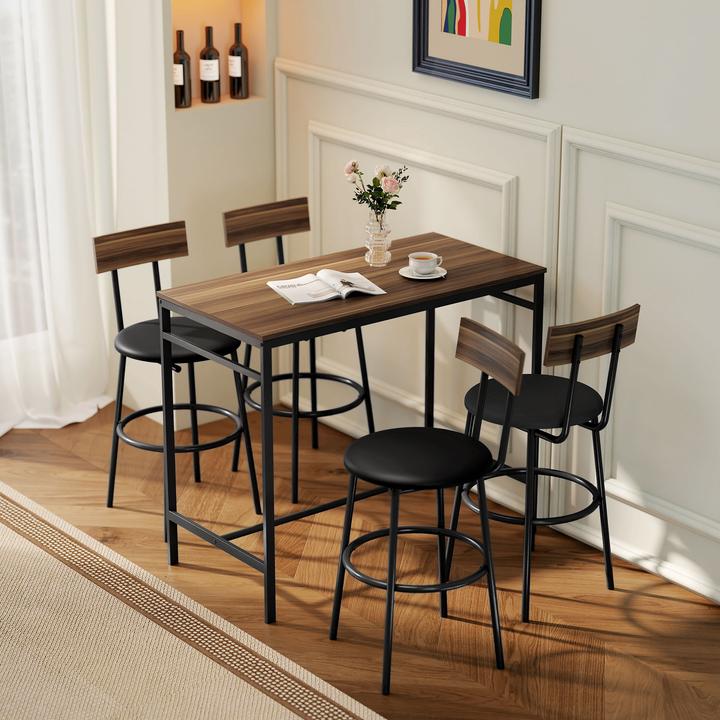 Image du produit Homcom Bartisch Set (110 x 55 x 90 cm)