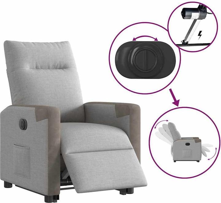 Image du produit vidaXL Relaxsessel mit Aufstehhilfe