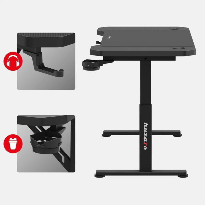 Produktbild Huzaro Biurko gamingowe Hero 2.6 Black