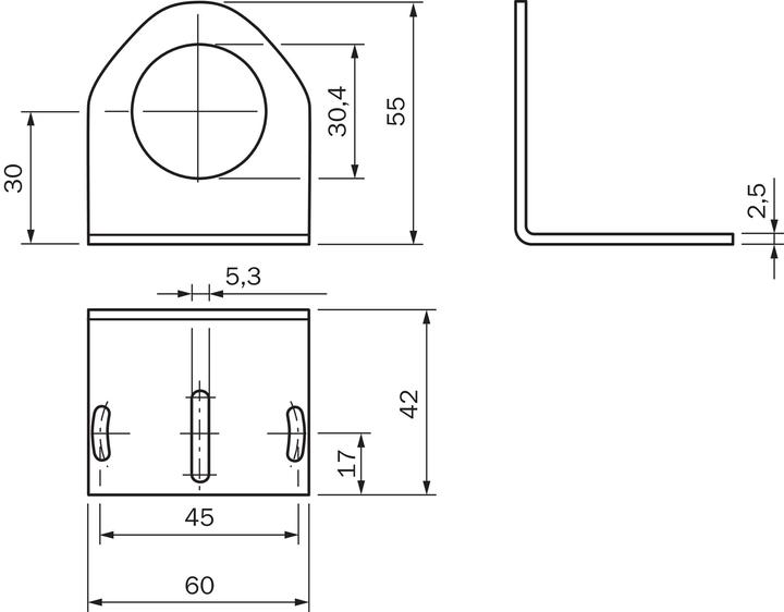 Produktbild Sick Mounting bracket, M30 thread