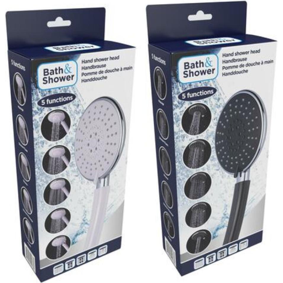 Bath & Shower, Duschbrause, Duschkopf (5 Strahlarten)