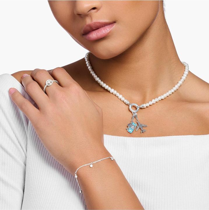 Produktbild Thomas Sabo Kette Perlen (925er Silber, 40 - 45 cm)