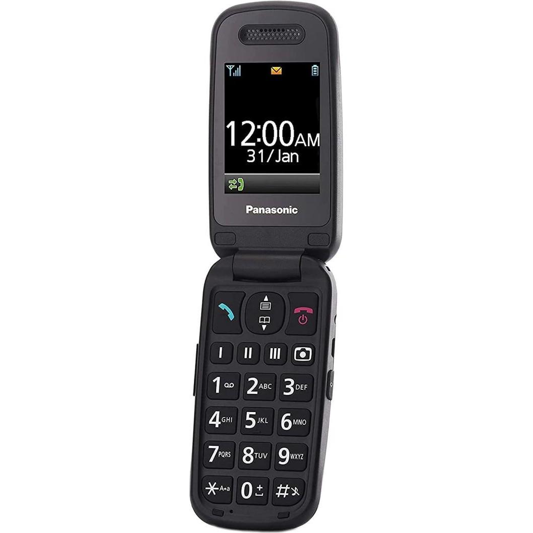 Thumbnail - Panasonic KX-TU446EXB 2G (2.40", 2G), Tastenhandy, Schwarz