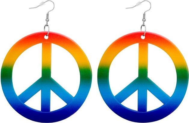 Produktbild Widmann Regenbogen Hippie Ohrringe