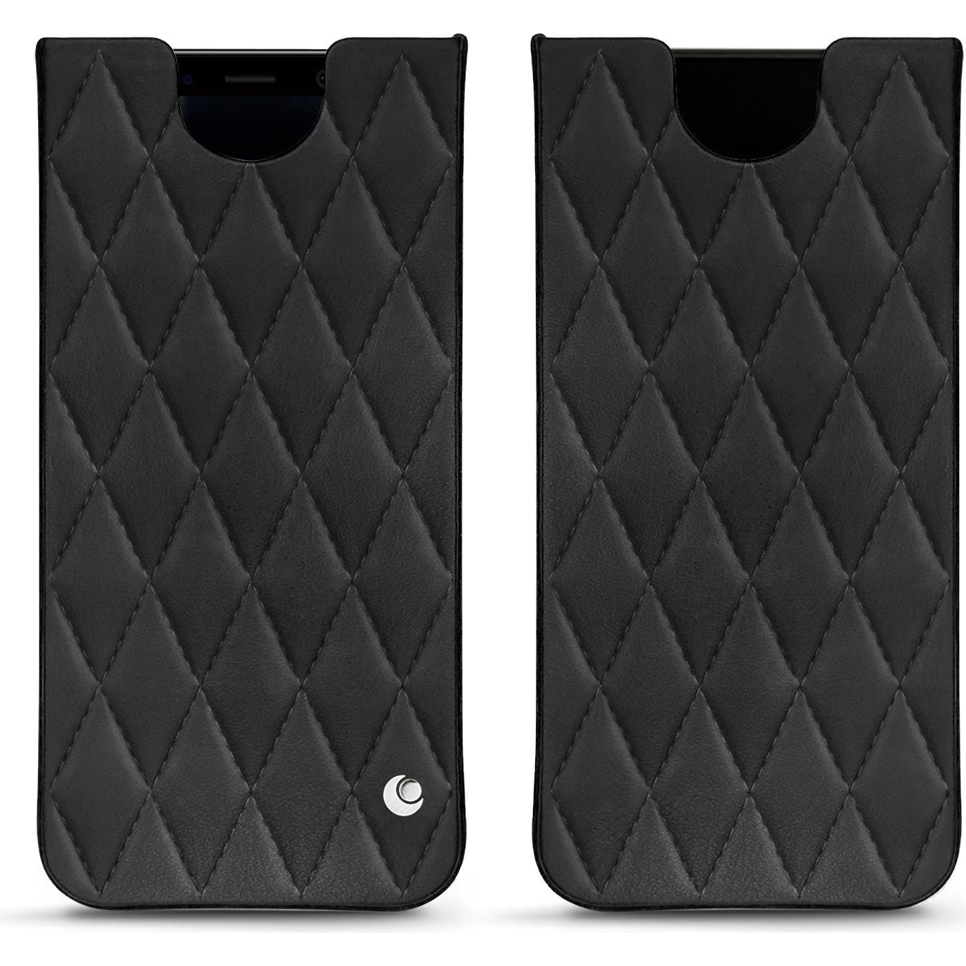 Noreve Lederschutzhülle (Samsung Galaxy S8), Smartphone Hülle, Schwarz