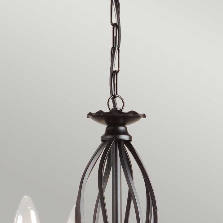 Image du produit Elstead Lighting Artisan Lustre E14 triple noir (36 cm)