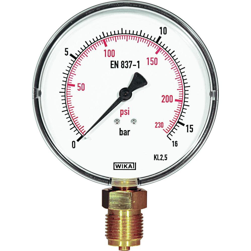 Rems Manometro finemente graduato, 16 bar, Misurazione, Verde