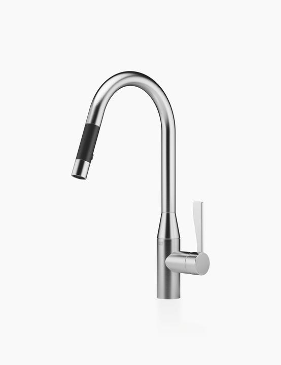 Actual product image Dornbracht Kitchen - Sync sink faucet, with pull-down with shower function, swivel, projection 240mm