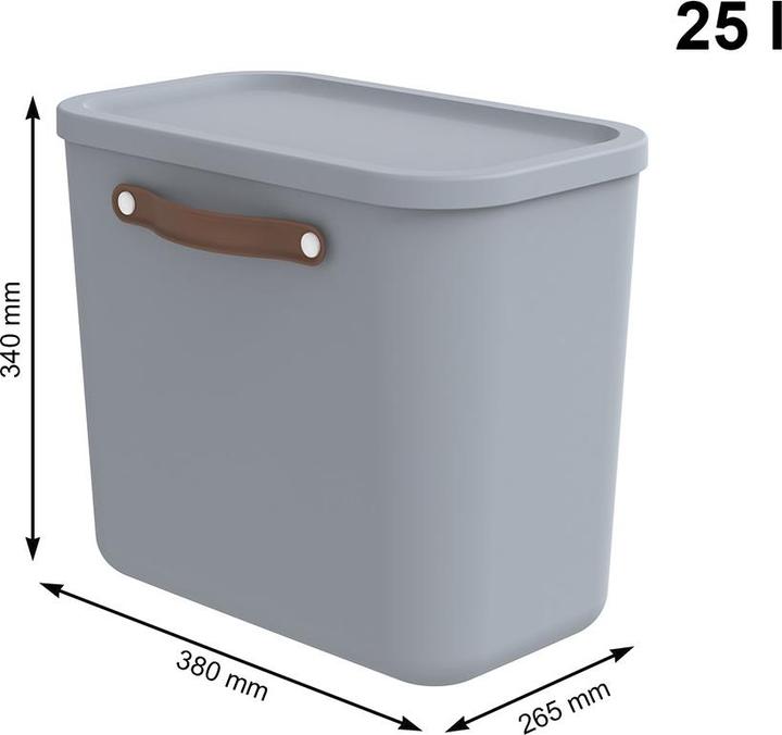 Produktbild Rotho Aufbewahrungsbox 25 l MALOJA (25 l, 1x)