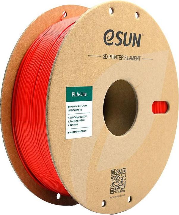 eSUN EPLA-LITE 1,75mm RED 1kg (PLA, 1.75 mm, 1000 g)