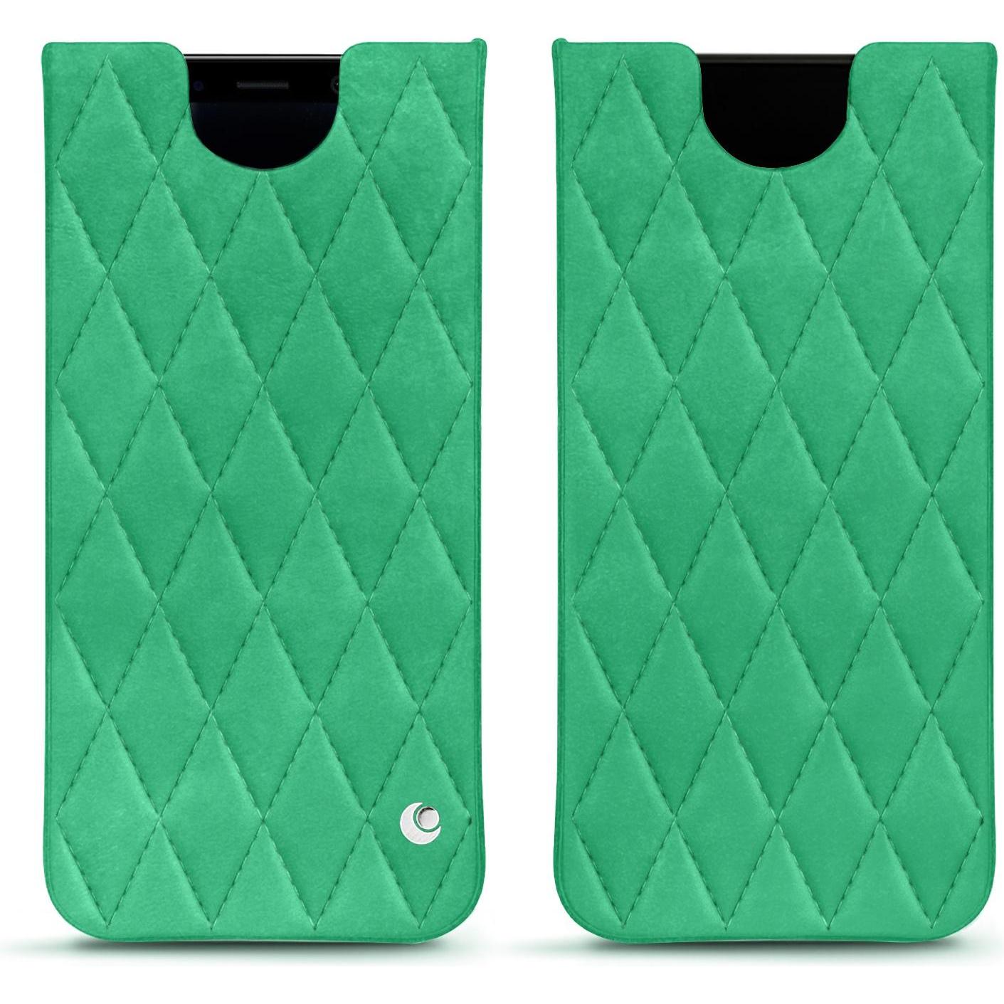 Noreve Lederschutzhülle (Samsung Galaxy S8+), Smartphone Hülle, Grün