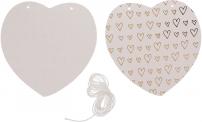 Immagine prodotto Ootb Ghirlanda di carta, cuore, circa 12 cm, L: 2 m