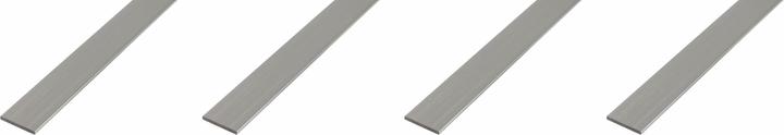 Image du produit Alberts Profilé BA,plat,ALU,naturel,80x3/1m Bundle-Set 4x473990