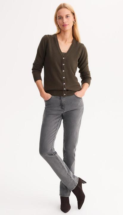 Actual product image Anne Weyburn V-Ausschnitt Weste aus feinem Strick (L)