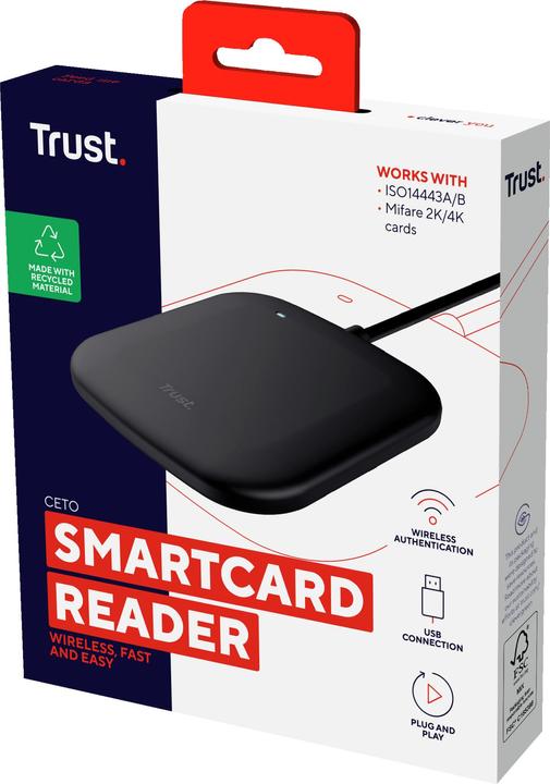 Image du produit Trust Ceto Carte à Puce Sans Contact (USB 2.0)