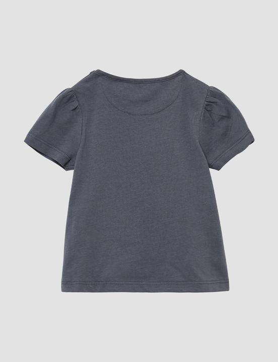 Produktbild S.Oliver T-Shirt Ausgestelltes Jersey-T-Shirt mit Stickerei und Spitzendetails (74)