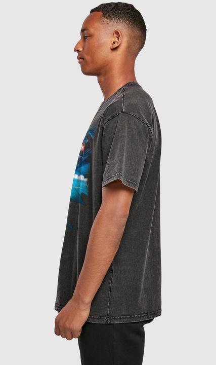 Produktbild Absolute Cult Harry Potter - Harry Smiles At Hogwarts Acid Washed Oversize Tee - 114687 (XXL)