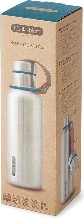 Immagine prodotto Black + Blum Bottiglia d'acqua isolata - Bottiglia isolata (0.50 l)