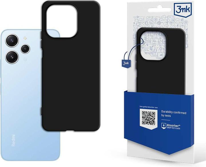 Actual product image 3MK Matt Case Xiaomi Redmi 12 czarny/black (Xiaomi Redmi 12)