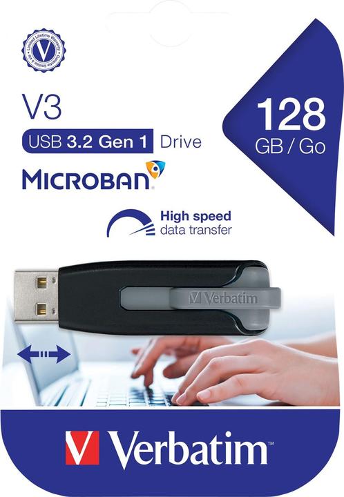 Produktbild Verbatim Store 'n' Go V3 (128 GB, USB-A)