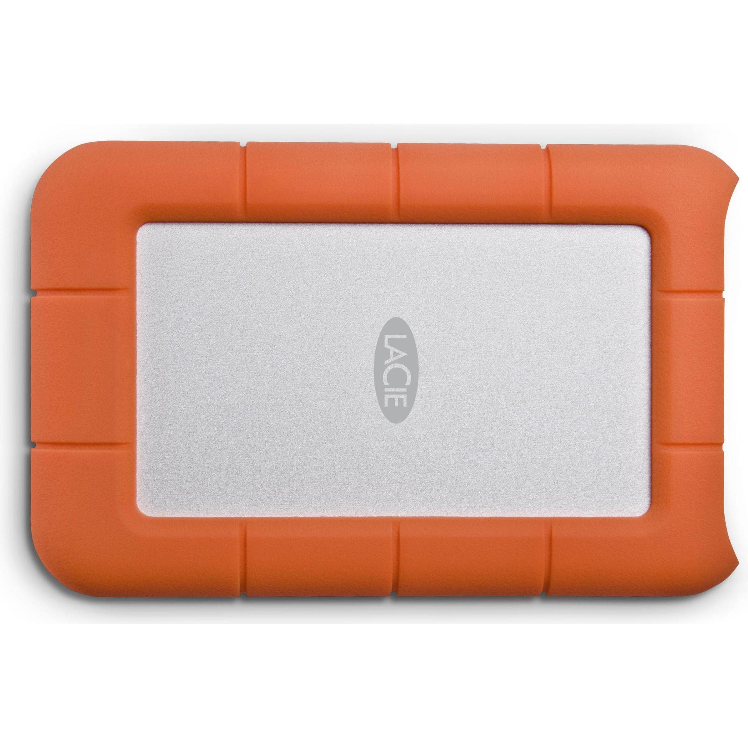 Thumbnail - LaCie Rugged Mini (2 TB), Externe Festplatte, Orange, Silber