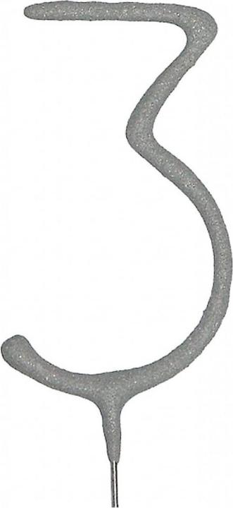 Actual product image Wondercandle Number 3 (1 pcs.)