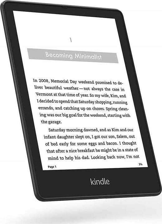 Actual product image Amazon Kindle Paperwhite Signature Edition 2024 (12th Gen) (7", 32 GB, Metallic black)