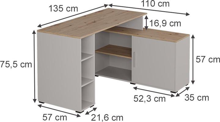 Produktbild Vicco Rudy (135 x 110 x 75.50 cm)