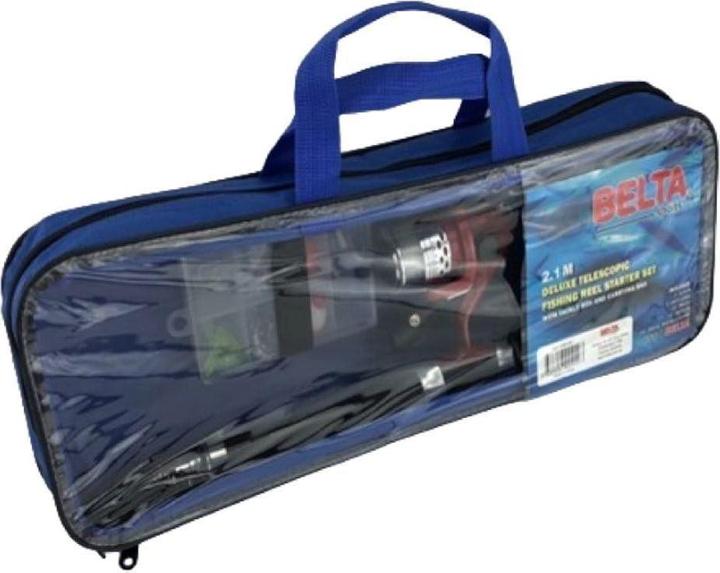 Produktbild Game on fishing Starterset Deluxe in der Aufbewahrungstasche (Angelset, Teleskoprute, 210 cm)