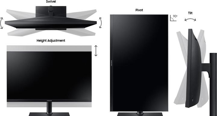 Actual product image Samsung S27h850 (2560 x 1440 pixels, 27")