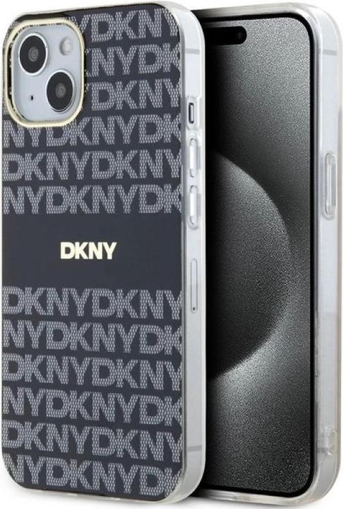DKNY DKHMP15MHRHSEK iPhone 15 Plus / 14 Plus 6.7" czarny/black hardcase IML Mono & Stripe MagSafe (Apple iPhone 14 Plus, Apple iPhone 15 Plus)