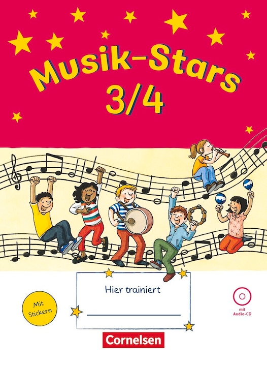 Actual product image Musik-Stars 3./4. Schuljahr. Grundwissen. Übungsheft mit CD-ROM (German, Solveig, Wezel, 2017)