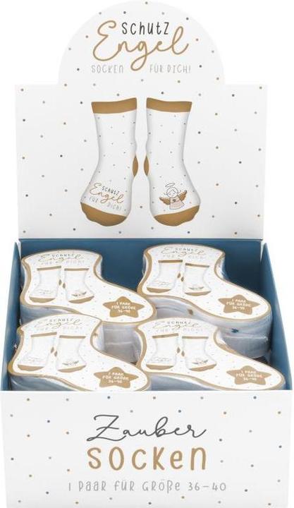 Produktbild Sheepworld Socken Engel 36 - 40, Braun/Weiss (36 - 40)