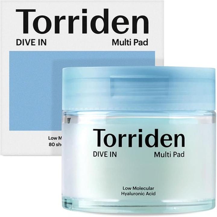 Actual product image Torriden Low Molecule Hyaluronic Acid Multi Pads (160 ml)