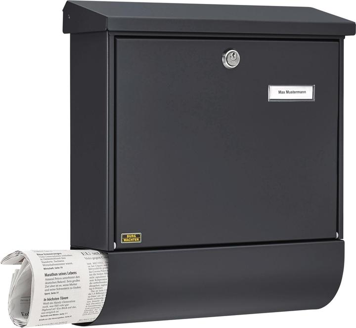 Actual product image Burg Wächter Sheet steel letterbox set SET VARIO 86720 ANT