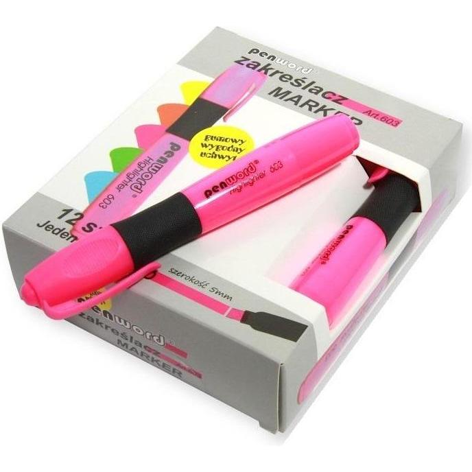 Penword, Evidenziatori, Rosa Textmarker (12 Stück) (12 x)
