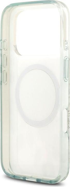 Productafbeelding Guess - IML Flower & Tonal Circle MagSafe (GUHMP17LHFWBDCEN) - iPhone 17 Pro - Green (Apple iPhone 17 Pro)