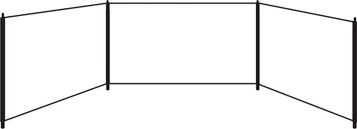 Actual product image Easy Camp Huk Windscreen, Wind- und Sichtschutz (grau, Modell 2025) (beach tent, 2 kg)