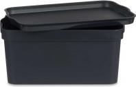 Actual product image Kipit plastic box with lid 7.5l anthracite (7.50 l)