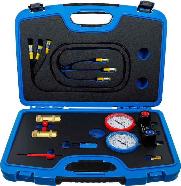 Actual product image BGS Pressure gauge fitting for air conditioning system testing | for refrigerant R744