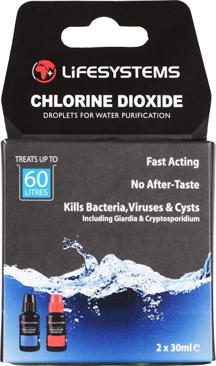 Productafbeelding Lifesystems Chloordioxide druppels (2 x 30ml)
