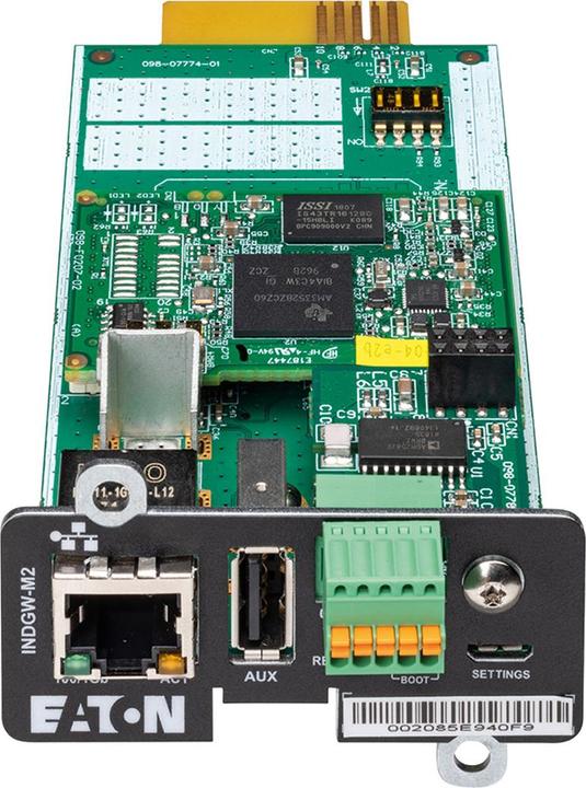 Produktbild Eaton Industrial Gateway Card Modbus TCP/RTU compatible with 5P, 5PX, 9PX, 9PX, 9PXM, 9SX, 93PM, 93E