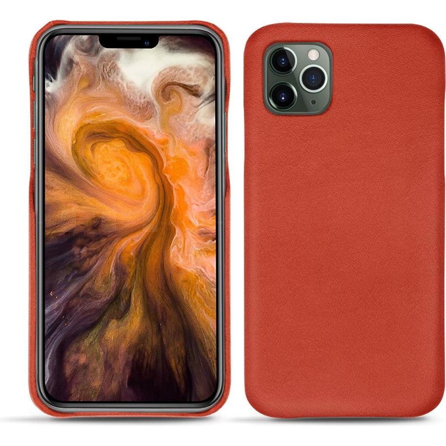Noreve Lederschutzhülle (Apple iPhone 11 Pro Max), Smartphone Hülle, Orange