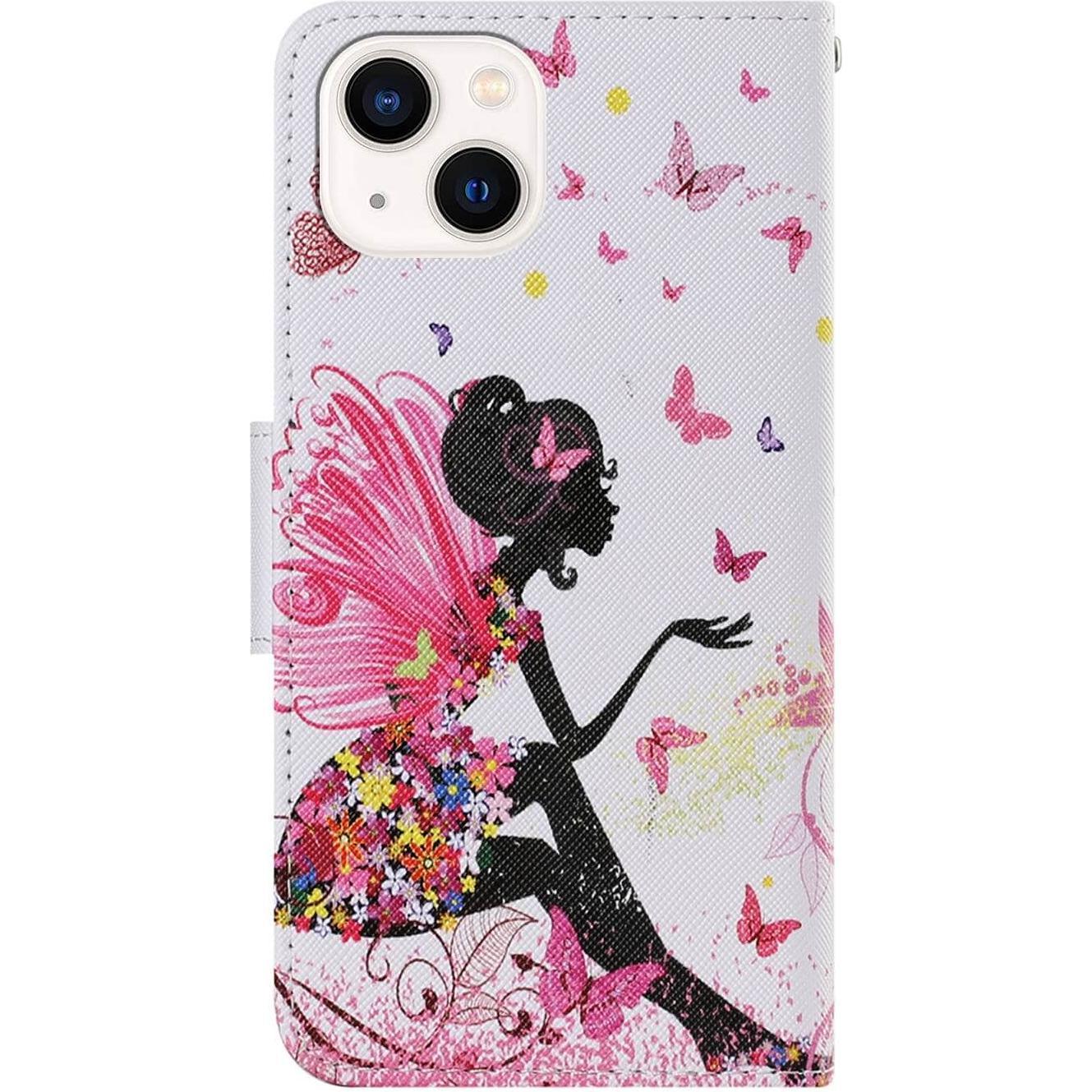 Thumbnail - Cover-Discount iPhone 14 - Leder Etui Hülle Elfe (Apple iPhone 14), Smartphone Hülle