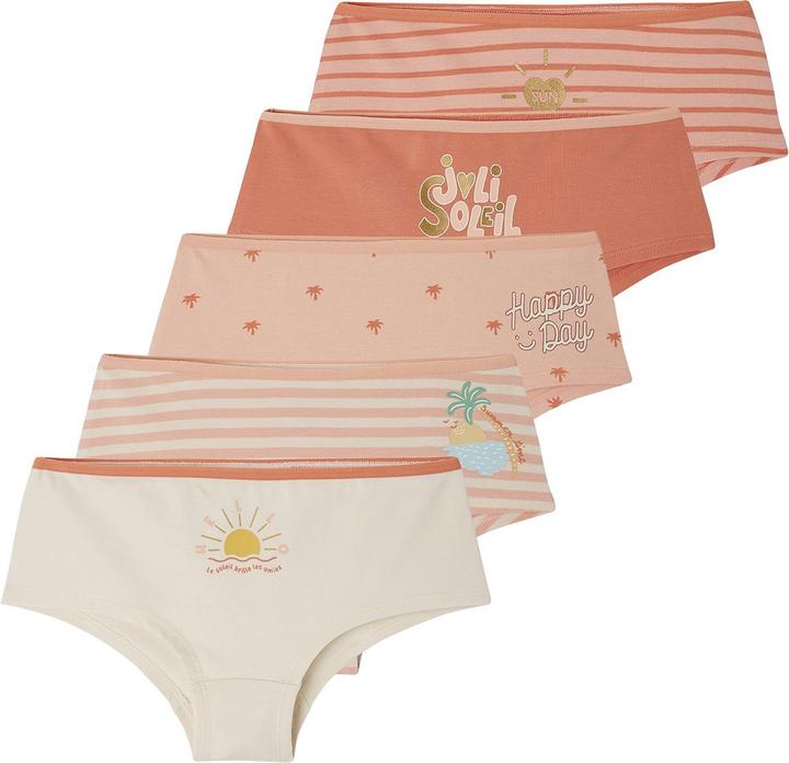 Image du produit Vertbaudet Lot de 5 shortys fille en coton bio (158, Pack de 5)